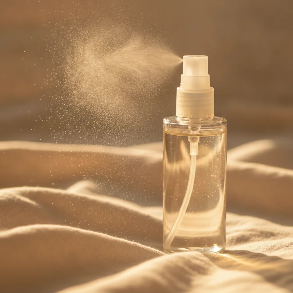 Barrier-sealing mist in morning light